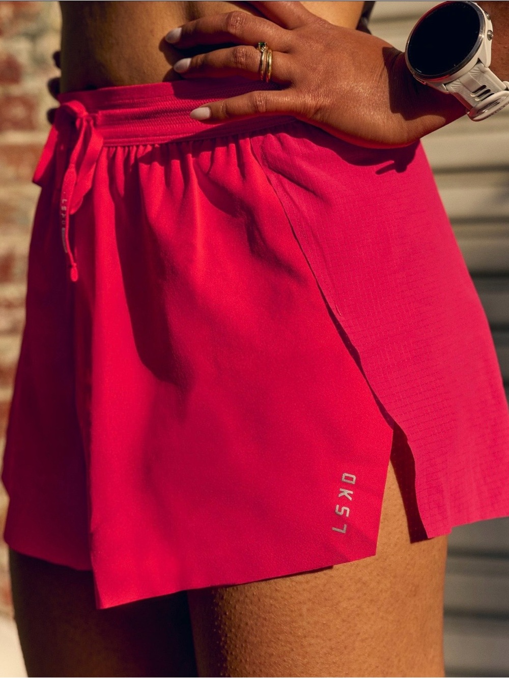 Accelerate 3" High-Rise Running Short - Scarlet